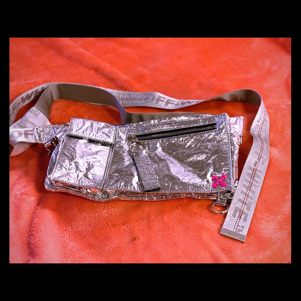 Off-white hobo bag